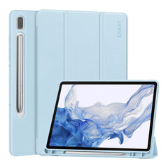 ENKAY Tri-fold Custer Leather TPU Funda inte...