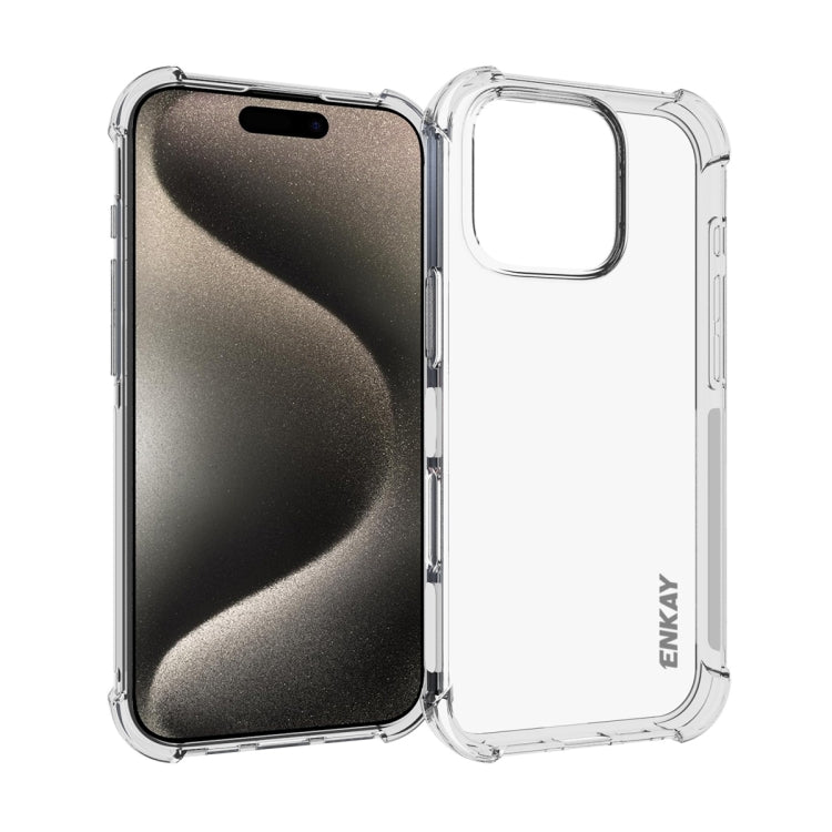 ENKAY Clear TPU Estuche para teléfono a prue...