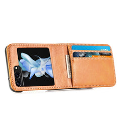 Funda de teléfono plegable de cuero PU JUNSU...
