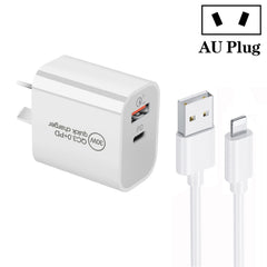 Cargador de puerto dual USB PD30W USB-C / Ty...