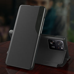 Funda de cuero con tapa lateral para teléfon...