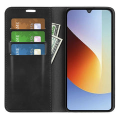 Funda para teléfono de cuero con succión mag...