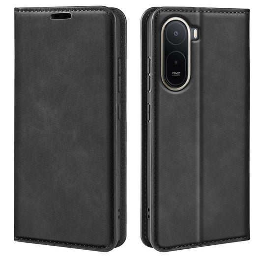 Funda para teléfono de cuero con succión mag...