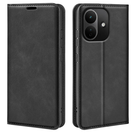 Funda para teléfono de cuero con succión mag...