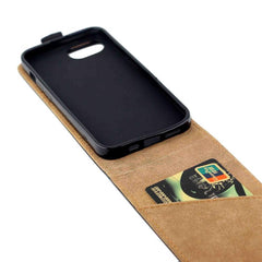 Funda de teléfono de cuero con tapa vertical...