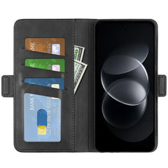 Funda de teléfono de cuero con tapa horizont...