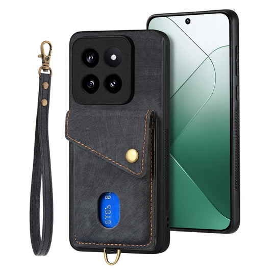 Funda de teléfono de cuero plegable con bill...
