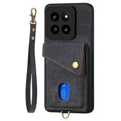 Funda de teléfono de cuero plegable con bill...