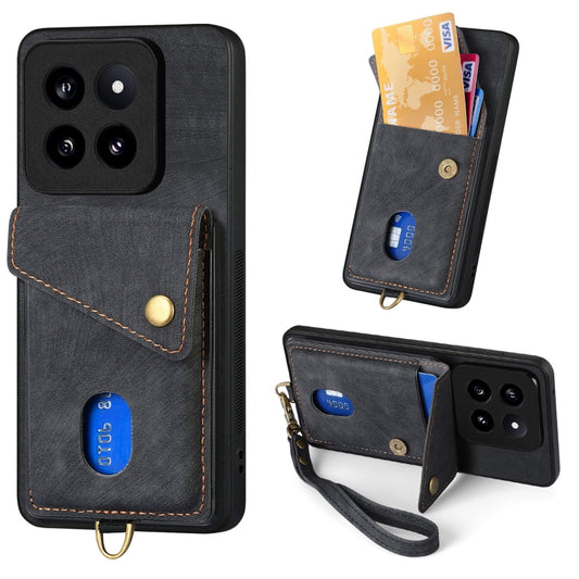 Funda de teléfono de cuero plegable con bill...