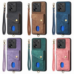 Funda de teléfono de cuero plegable con bill...