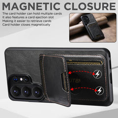 Suteni H02 Funda de cuero para teléfono con ...