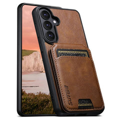 Suteni H02 Funda de cuero para teléfono con ...