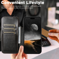 Funda magnética de cuero para teléfono Suten...