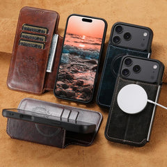 Funda magnética de cuero para teléfono Suten...