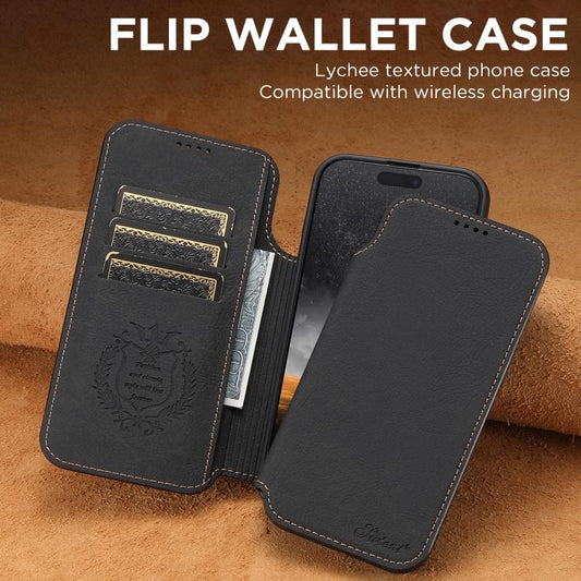 Suteni J06 Retro Matte Litchi Texture Funda ...