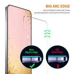 2 piezas ENKAY 9H Big Arc Edge película de v...