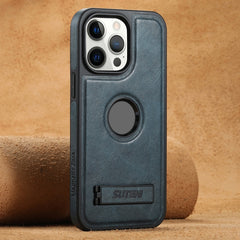Funda trasera de cuero para teléfono Suteni ...
