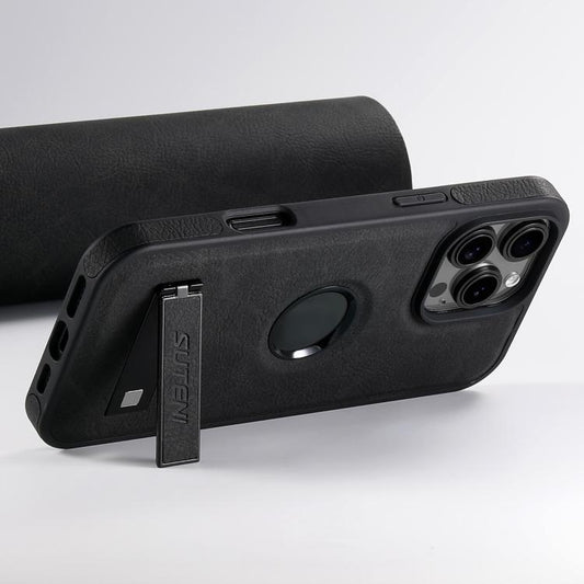Funda para teléfono Suteni G2 Magsafe Litchi...