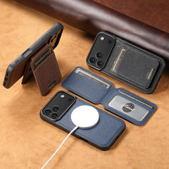 Funda de cuero para teléfono con billetera M...