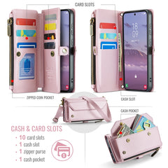 Estuche para teléfono de cuero antirrobo con...