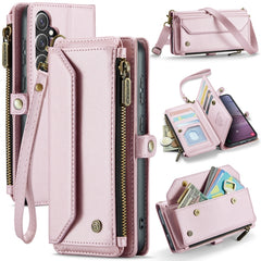 Estuche para teléfono de cuero antirrobo con...
