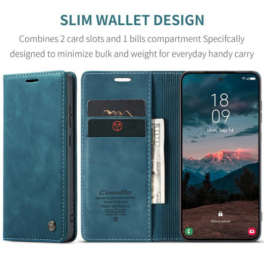 Funda de cuero para teléfono con tapa horizo...