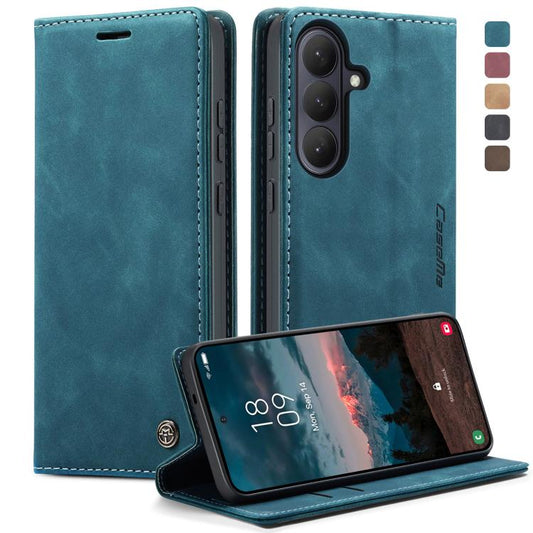 Funda de cuero para teléfono con tapa horizo...