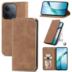 Funda de cuero para teléfono con tapa magnét...