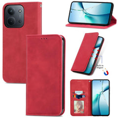 Funda de cuero para teléfono con tapa magnét...