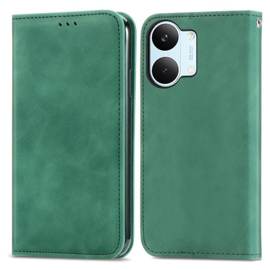 Funda de cuero para teléfono con tapa magnét...