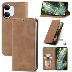 Funda de cuero para teléfono con tapa magnét...