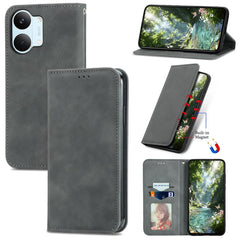 Funda de cuero para teléfono con tapa magnét...