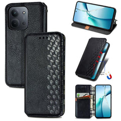 Funda de cuero magnética para teléfono con r...