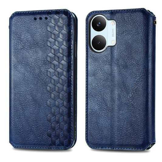 Funda de cuero magnética para teléfono con r...