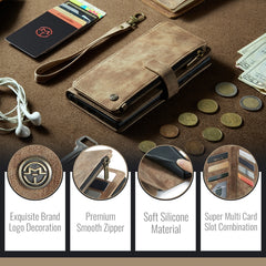 Funda de cuero para teléfono CaseMe C30 con ...