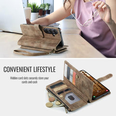 Funda de cuero para teléfono CaseMe C30 con ...