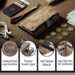 Funda de cuero para teléfono CaseMe C30 con ...