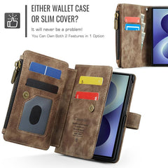 Funda de cuero para teléfono CaseMe C30 con ...