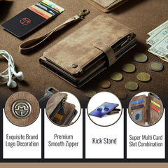 Funda de cuero para teléfono CaseMe C30 con ...