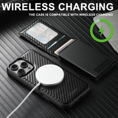 Estuche para teléfono Suteni H19 Carbon Fibe...