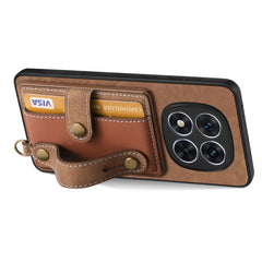 Funda de cuero para teléfono con parte trase...