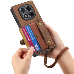 Funda de cuero para teléfono con parte trase...