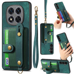 Funda de cuero para teléfono con parte trase...