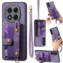 Funda de cuero para teléfono con parte trase...