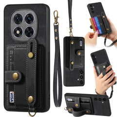 Funda de cuero para teléfono con parte trase...