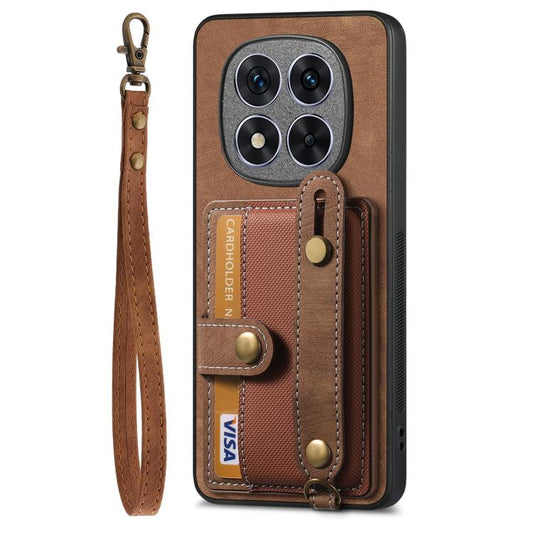 Funda de cuero para teléfono con parte trase...