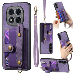Funda de cuero para teléfono con parte trase...