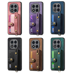 Funda de cuero para teléfono con parte trase...