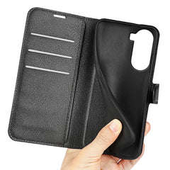 Funda de cuero con tapa horizontal y textura...