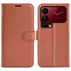 Funda de cuero con tapa horizontal y textura...